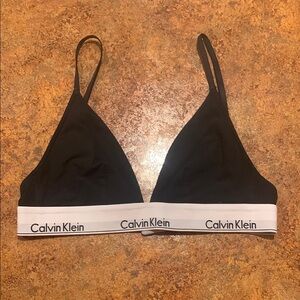 Calvin Klein Black and White bralette  size Medium